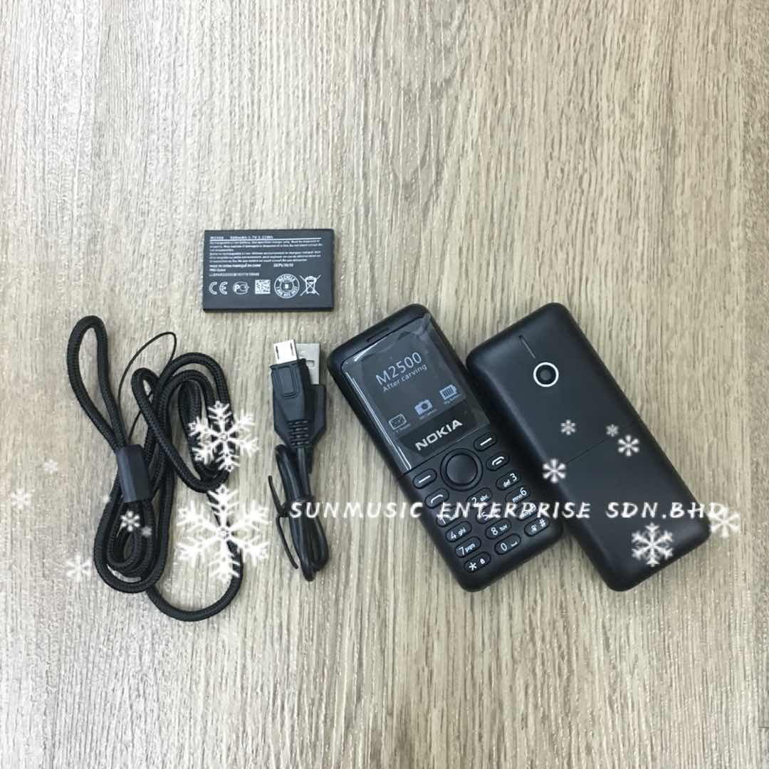 (Black)NOKIA 2500 MINI Super mini Body Wireless Bluetooth Dialer Phone(Ready Stock)